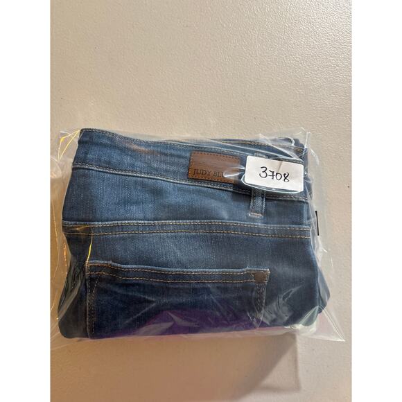 Judy Blue Pants Denim Jeans Women's Size 9/29 Blue Distressed Relaxed Fit Casual - Picture 12 of 12